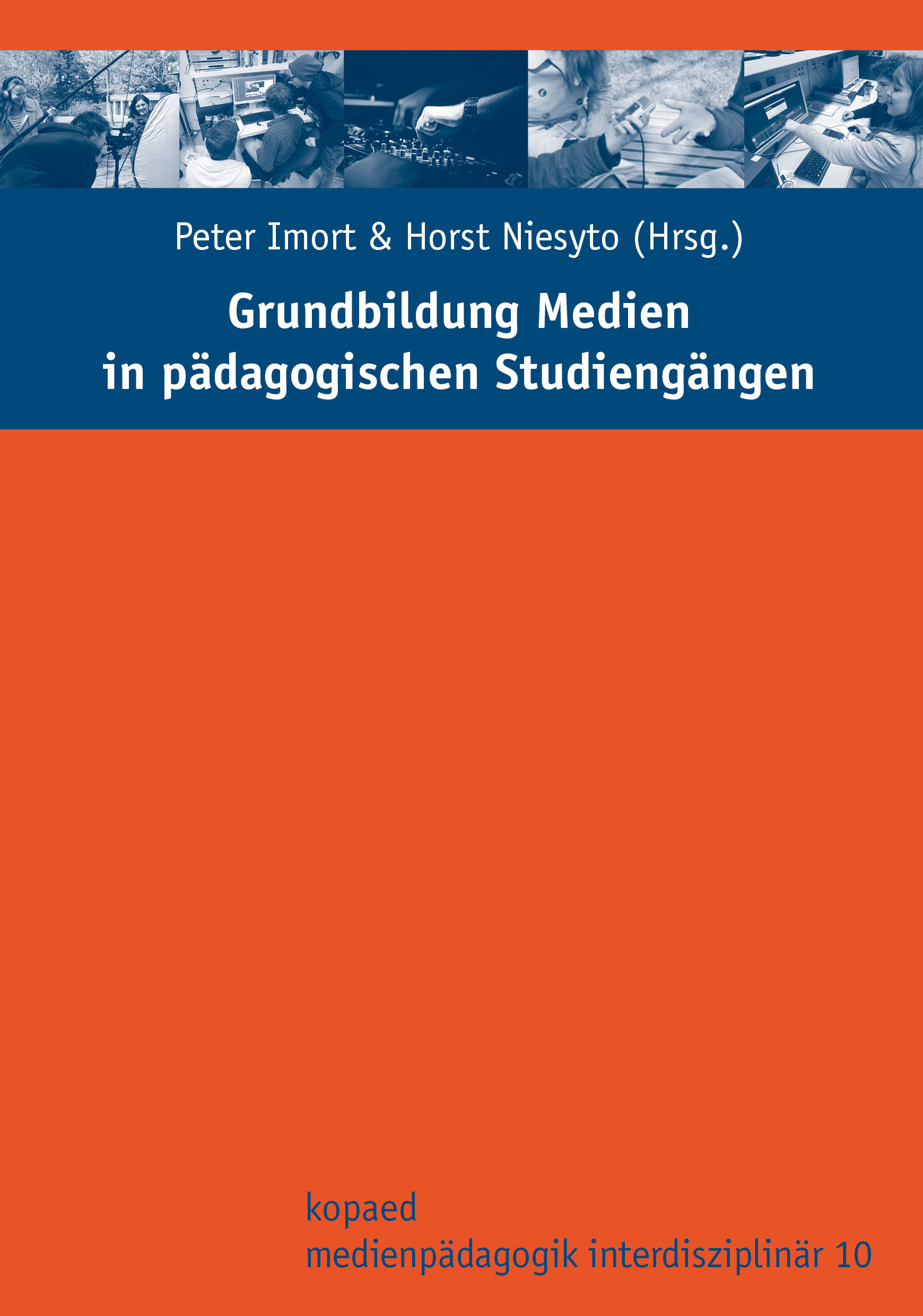Titelseite des Sammelbandes "Grundbidlung Medien in pädagogischen Studiengängen"