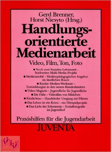 Cover Sammelband "Handlungsorientierte Medienarbeit" (Brenner & Niesyto 1993)