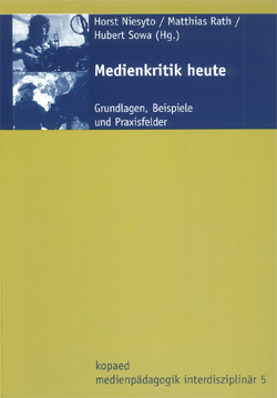 Cover Sammelband "Medienkritik heute" (Niesyto, Rath & Sowa 2006)